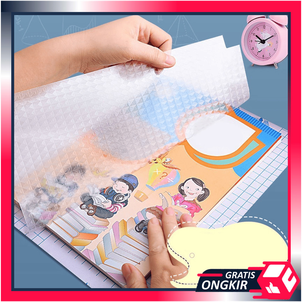 

Gratis Ongkir - S6665 Sampul Buku Tahan Air / Sampul Buku Sekolah / Film Pelindung Buku / Sampul Buku Plastik / Cover Buku Anti Air