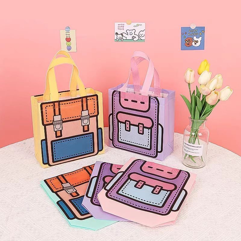 

Tas Hadiah Hari Anak Dopamin - Tas Kado Ultah TK & Tas Snack Permen - Souvenir Premium Lucu & Unik - Free Custom Nama
