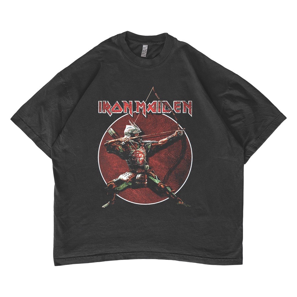 [BS] Iron Maiden Senjutsu Archer Oversized T-shirt Vintage Band