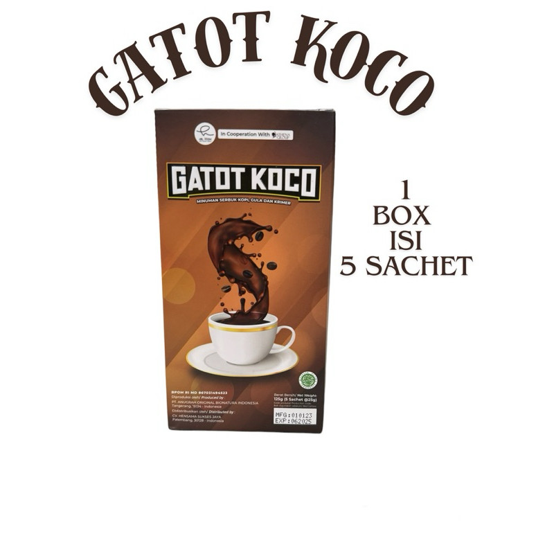 

TERBARU Dr-Hen Kopi Gatot Koco 1box 5 sachet by dr richard lee PRODUK TERLARIS