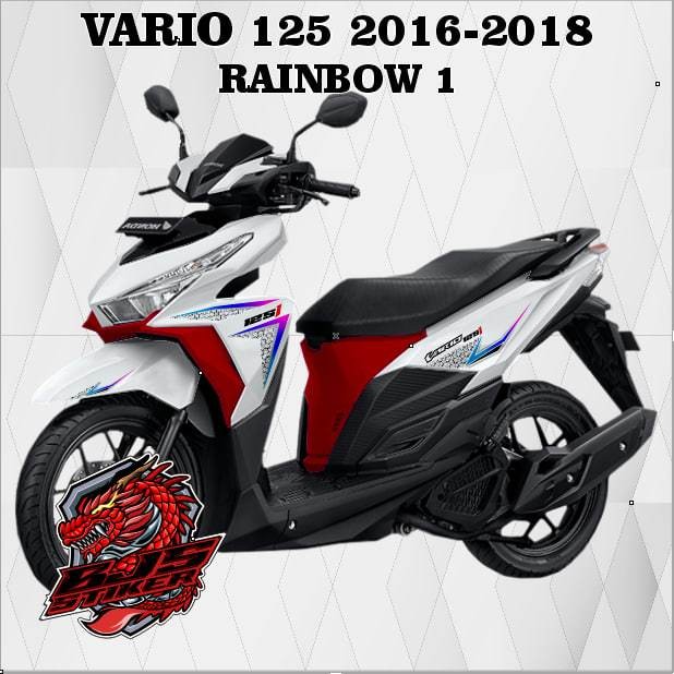 COD / striping vario led 125 2017 - stiker striping list variasi transparan uv vario led 125 2017 ra