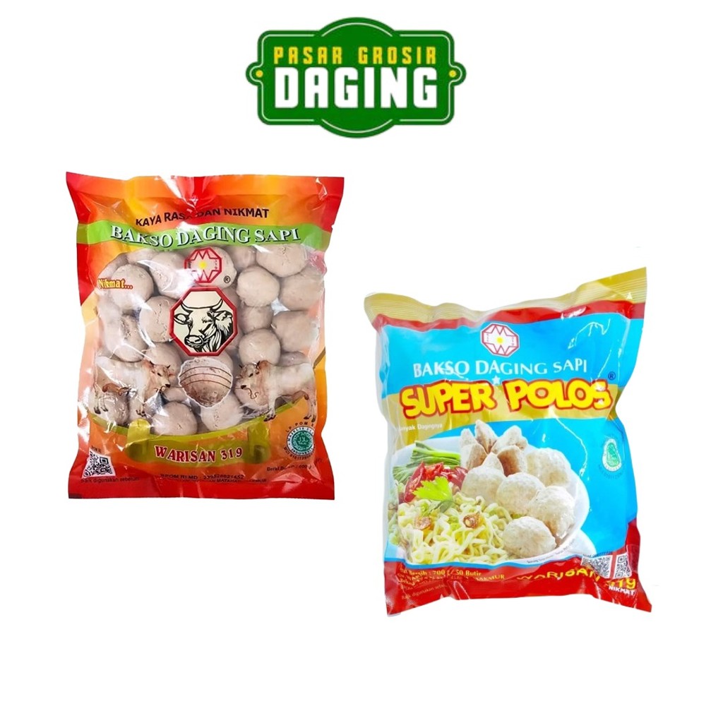 

Bakso Warisan Super Polos/sapi urat isi 50 pcs
