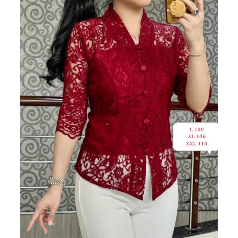 NN Atasan Kebaya Brokat Kartini Modern by Miss Zora