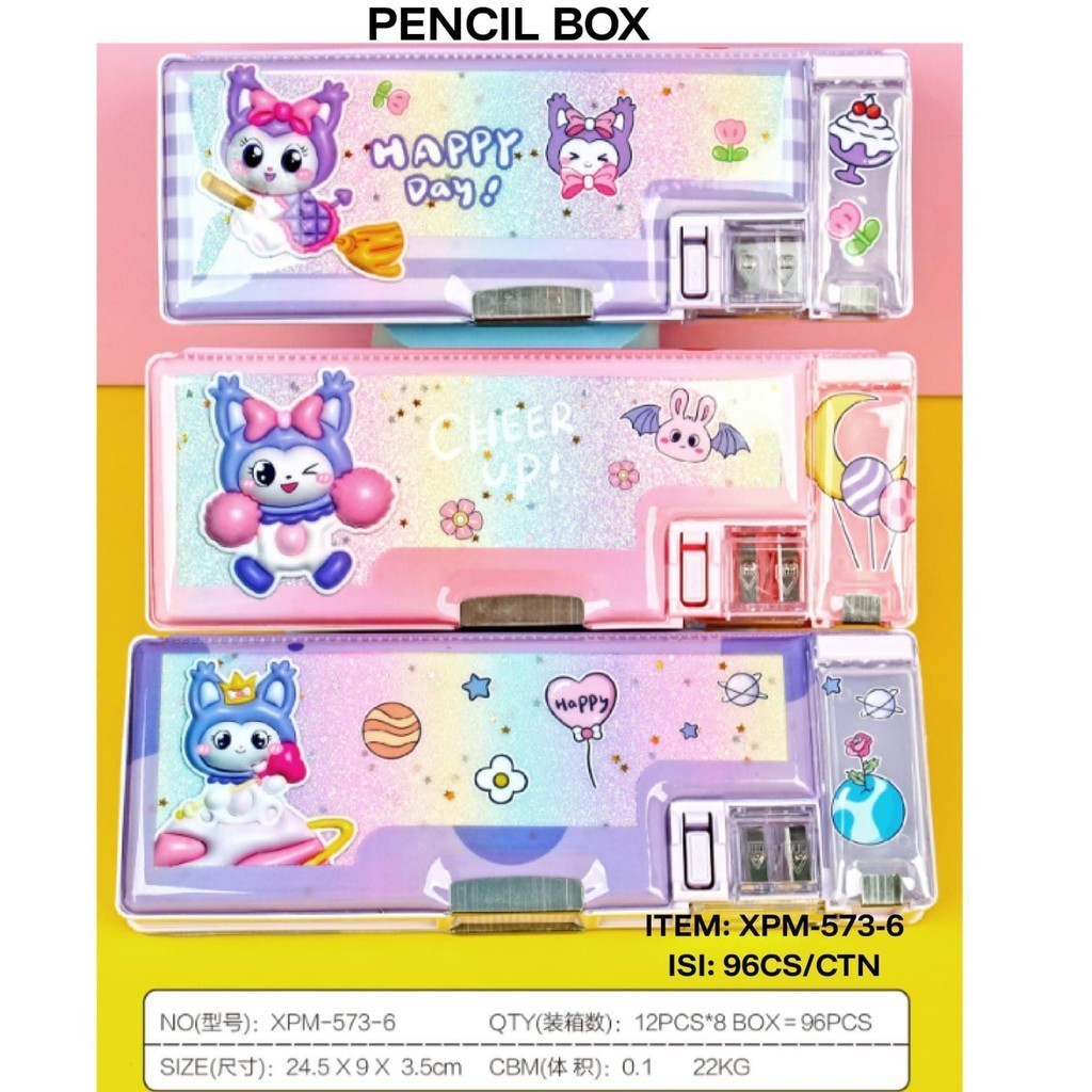 

COD ! KOTAK PENSIL ANAK / PENCIL BOX TEMPAT PENSIL KOTAK PENSIL GAMBAR 3D ANAK IMPORT KOTAK PENSIL