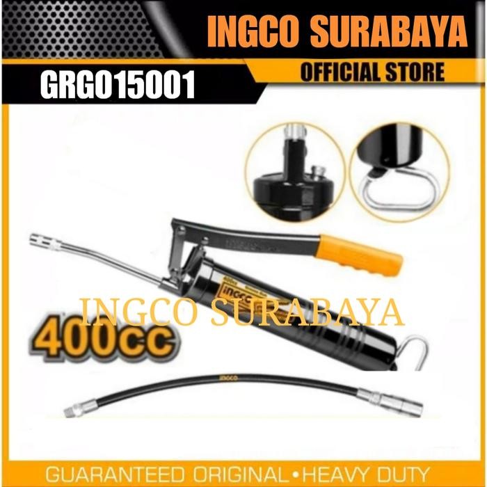 INGCO GRG015001 GREASE GUN (400cc 4500PSI) POMPA SPET GEMUK TANGAN ML