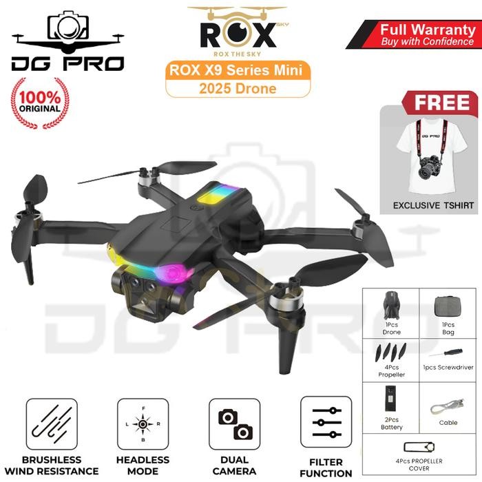 Hot Produk ROX Fighter / ROX X9 MINI SC / ROX X9 MINI 2025 Drone Dual Controller Original - ROX X9 M