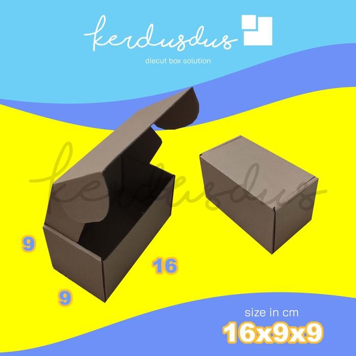 

16x9x9 cm kardus carton box diecut pizza kue packing packaging