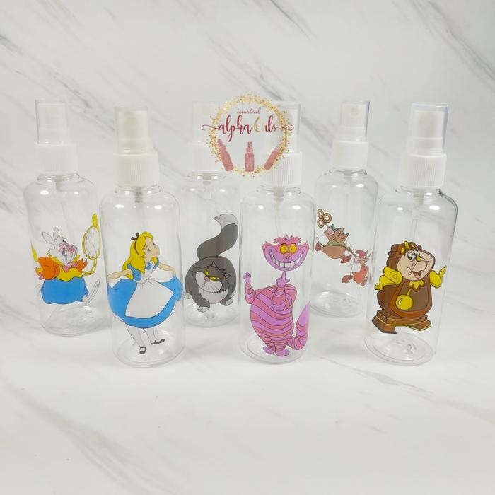 Botol Spray 100ml Plastik Edisi Kartun IMPORT - Snoopy