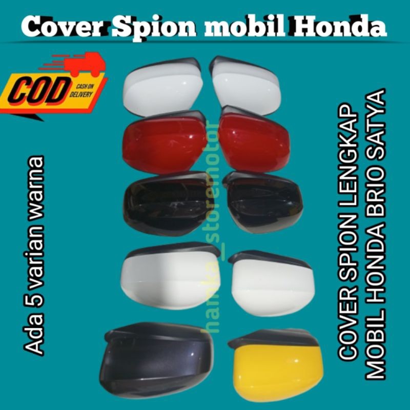 Cover spion Lengkap Mobil Honda Brio Satya/ Cover spion komplit mobil Honda Brio Satya 5 variasi war