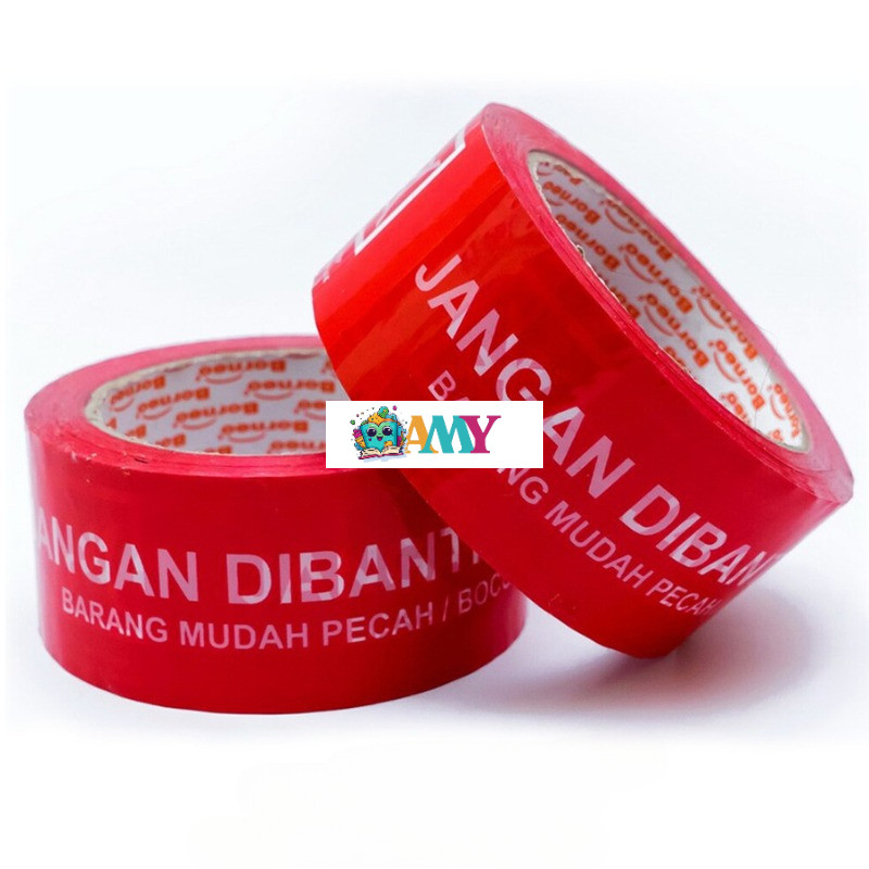 LAKBAN BORNEO CORE ORANGE "JANGAN DIBANTING" AMY STASIONARY