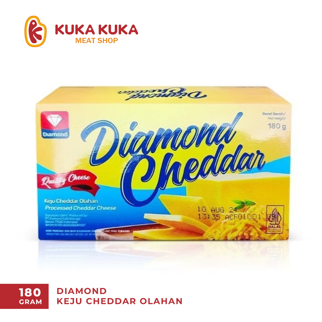

Kuka - DIAMOND CHEESE PROCESSED CHEDDAR 180 GR
