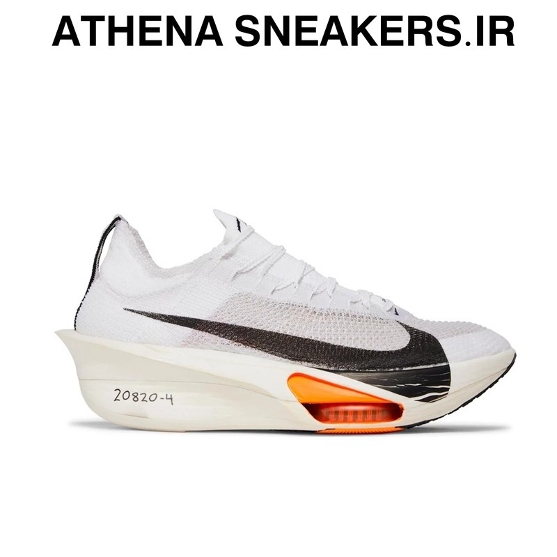 Sepatu Air Zoom AZ Alphafly Next% 3 Prototype White Black Orange BNIB Original