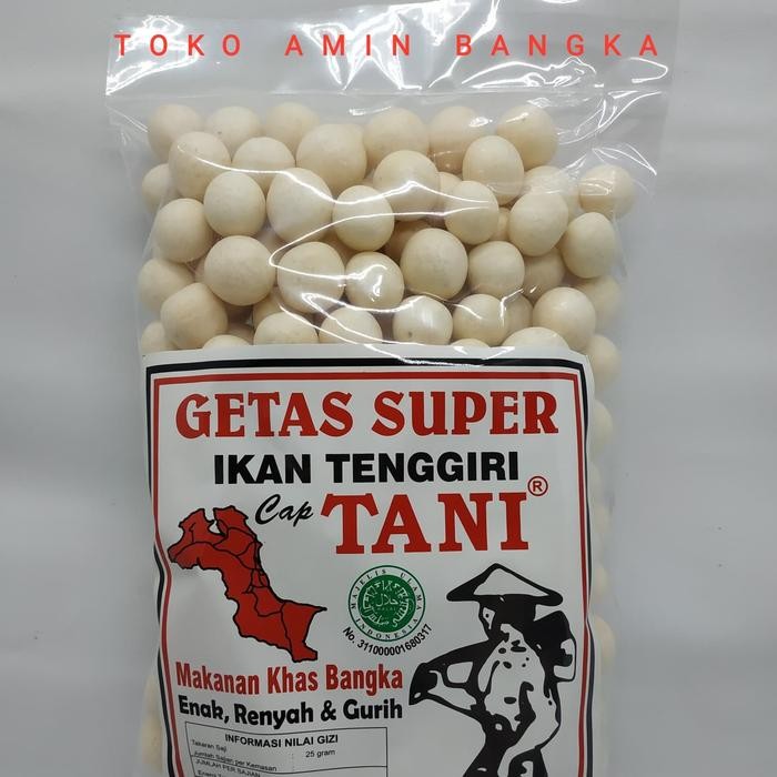 

Kerupuk Getas Ikan Tenggiri Cap Tani