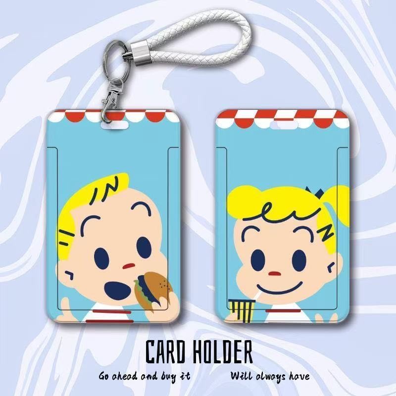 

ID CARD HOLDER/SARUNG KARTU/pesanan Hadiah Khusus/SUPPORT HARGA GROSIR/orang Kecil Kartun Ilustrasi Yang Lucu