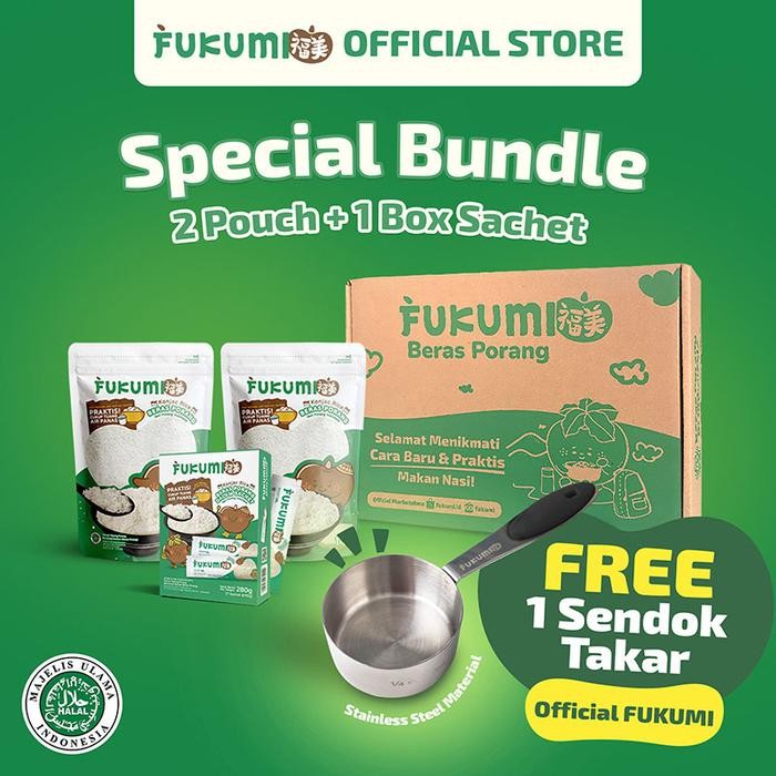 

FUKUMI Hampers Beras Porang Special Gift Bundle - POUCH2-BOX1-GIFT