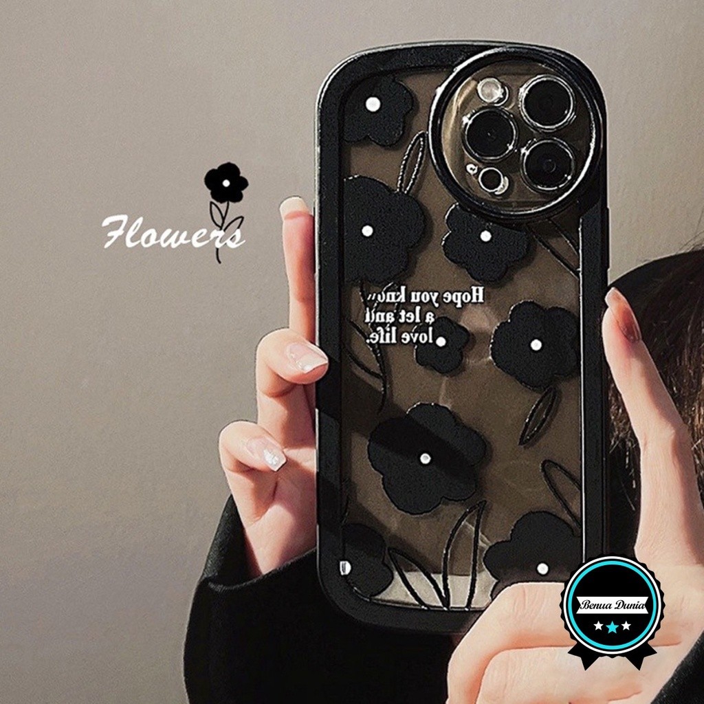 SS128 SOFTCASE FLOWER RETRO FOR OPPO A58 A78 A1K A3S A5S A12 F9 A7 A11K A15 A15S A16 A16S A17 A17K A