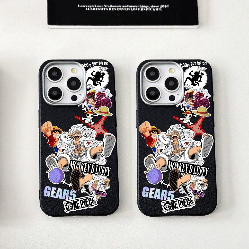 Artery.circle Gear 5 Luffy Case FOR IPHONE 16 15 14 13 12 11 PRO MAX PLUS 16E  Pelindung Hp