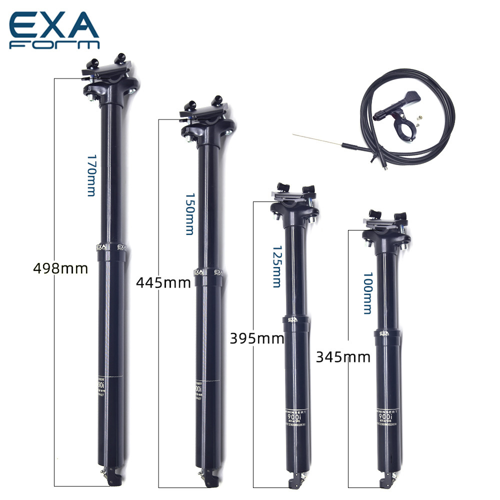 Kindshock KS EXA 900i Seat Post Seatpost 30.9/31.6*395mm Mountain Bike Wire Control Lift Seat Tube I