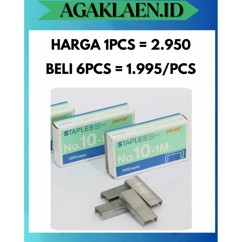 

AL ISI STAPLES / ANAK HEKTER JOYKO KOTAK KECIL NO 10 PATEN