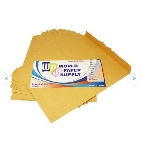 

WPS KWARTO Kuarto Quarto Amplop Coklat Ukuran ( 21 x 27 cm )