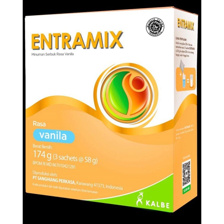 

[Best Seller] ENTRAMIX 174 gram - Nutrisi Khusus Lengkap Untuk Dewasa & Lansia - Vanila