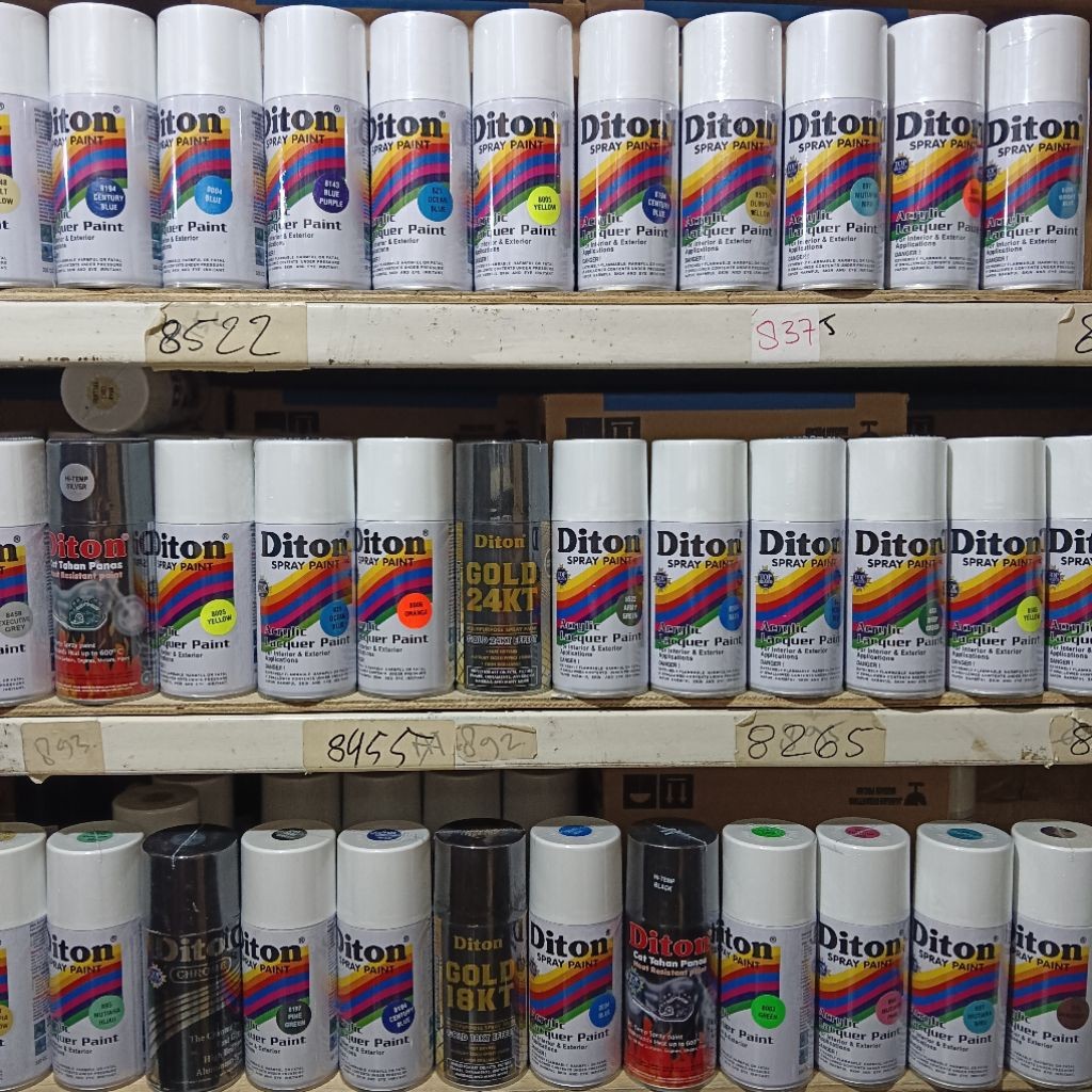 2. (DA) Pilok Pilox pylox Diton 300CC Black 839 Black Doff 884 White 840 White Doff 820 Clear 8540 C