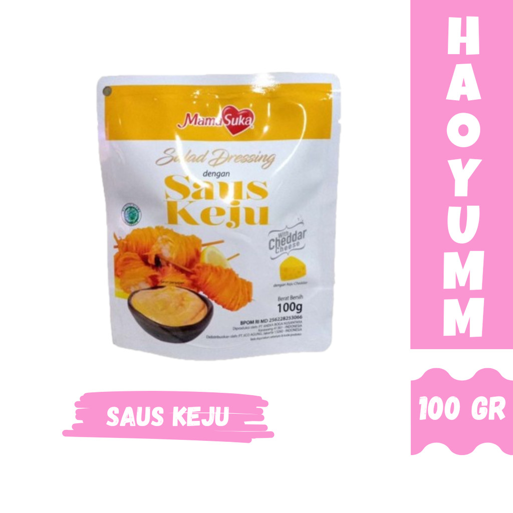 

MamaSuka Cheesy Mayonaise Salad Dressing Mayonais Saus Keju 100gr [HAOYUMM]