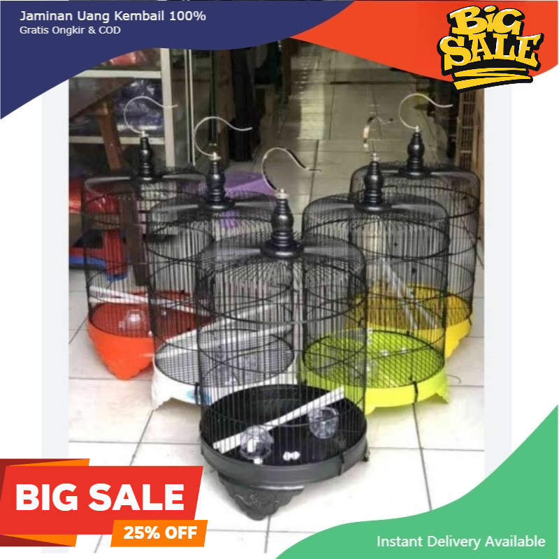 Sangkar KANDANG TANGGUNG LOVEBIRD PENDEK DM 33
