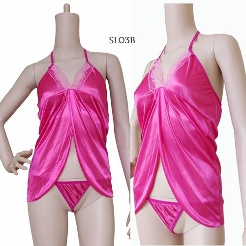 Sexy Lingerie Woman Babydoll Dress Sleepwear Baju Tdr Lace Seksi SL03B