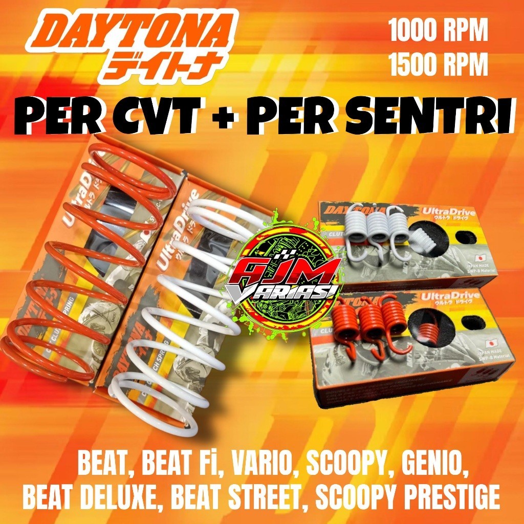 Per CVT Daytona 1000RPM 10% Beat - Scoopy FI ESP Genio Per CVT Original Daytona Racing Scoopy 2021