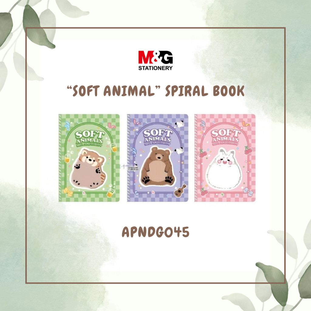 

M&G SPIRAL BOOK SINGLE RULED B5 (60 SHEETS) APNDG045 Ukuran 175x251mm