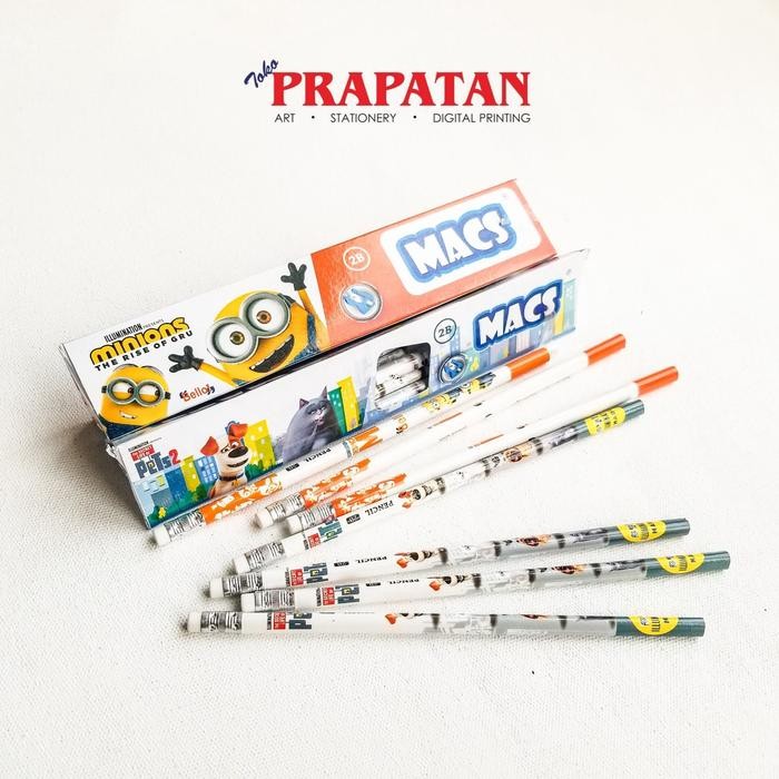 

Pensil Macs 2B 12pcs / Pencil - Minions