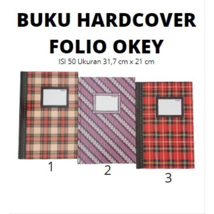 

BUKU HARDCOVER FOLIO QUARTO OKEY