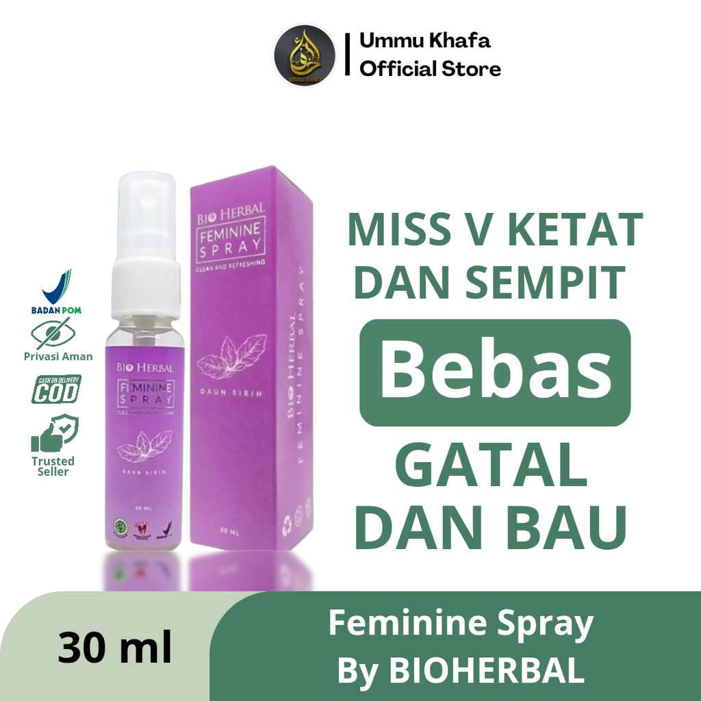BPOM BIO HERBAL FEMININE SPRAY Pengharum Miss V Original Perapat Miss V Spray Virgin