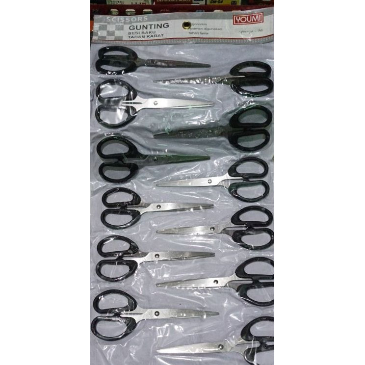 

55A GDG gunting tanggung youmi renCeng isi 12 pch