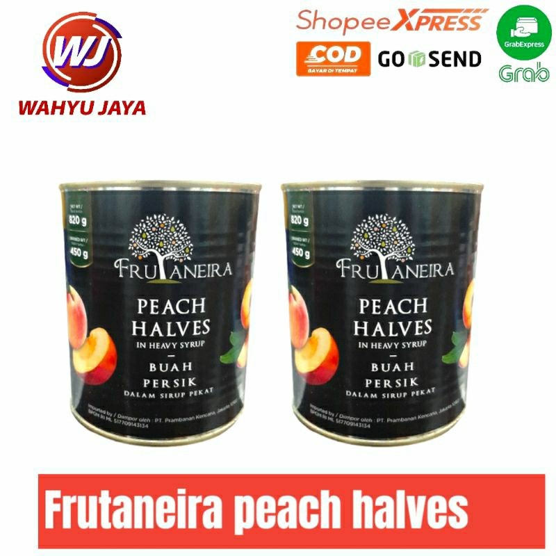 

Frutaneira peach halves 820 gram