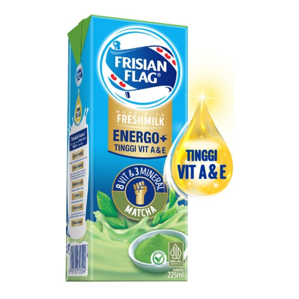 

Frisian Flag Energo Susu Segar Rasa Matcha 225ml