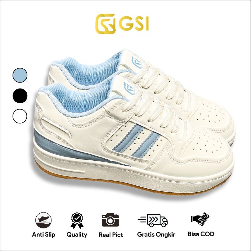 GSI Hyumin 1365 Sepatu Sneakers Wanita Casual Sport Olahraga Running Cewek SIZE "37-40"