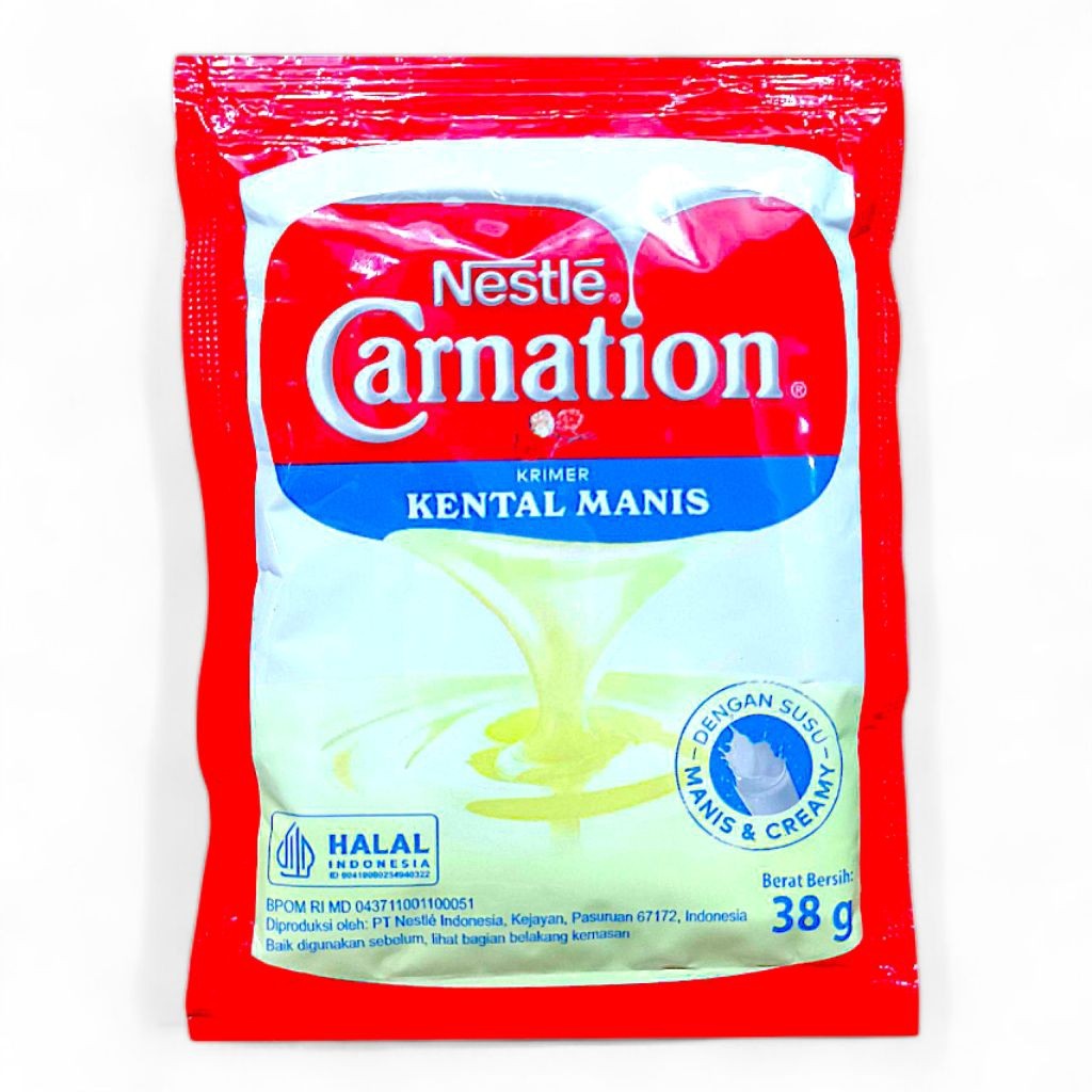 

HKM CARNATION KRIMER KENTAL MANIS SACHET 38g Krimer Manis Creamy Sahabat Kopi & Dessert Kekinian Harga Murah Tapi Tetap Enak - Beli Banyak = Makin Murah!!!