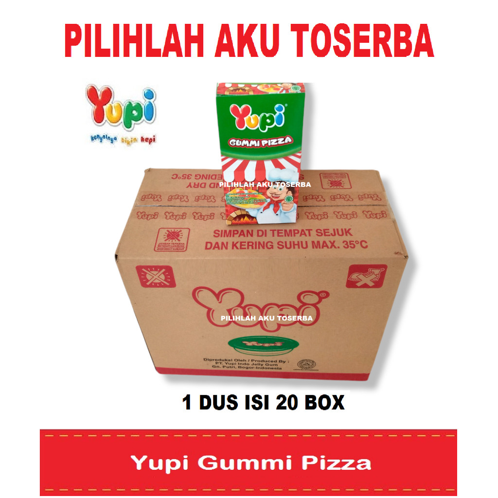 

YUPI GUMMI PIZZA BOX - ( HARGA 1 DUS ISI 20 BOX )
