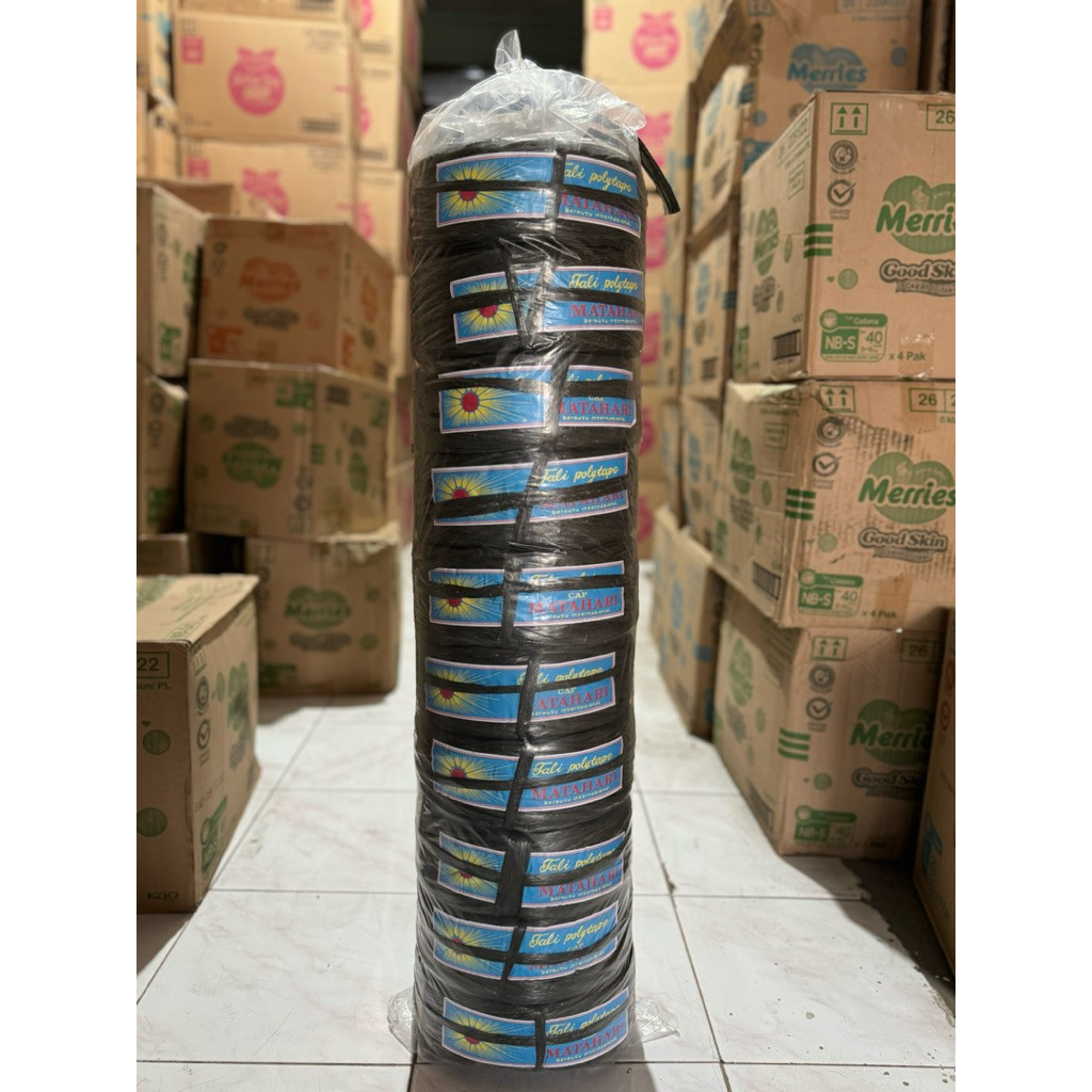 

Tali hitam Poly Tape 4kg=10pcs / 1 batang