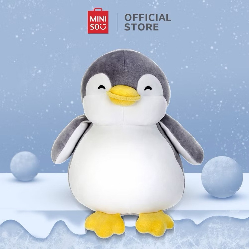 MINISO 10inchi Penguin Plush Toy Boneka Miniso Boneka Penguin Boneka Pinguin