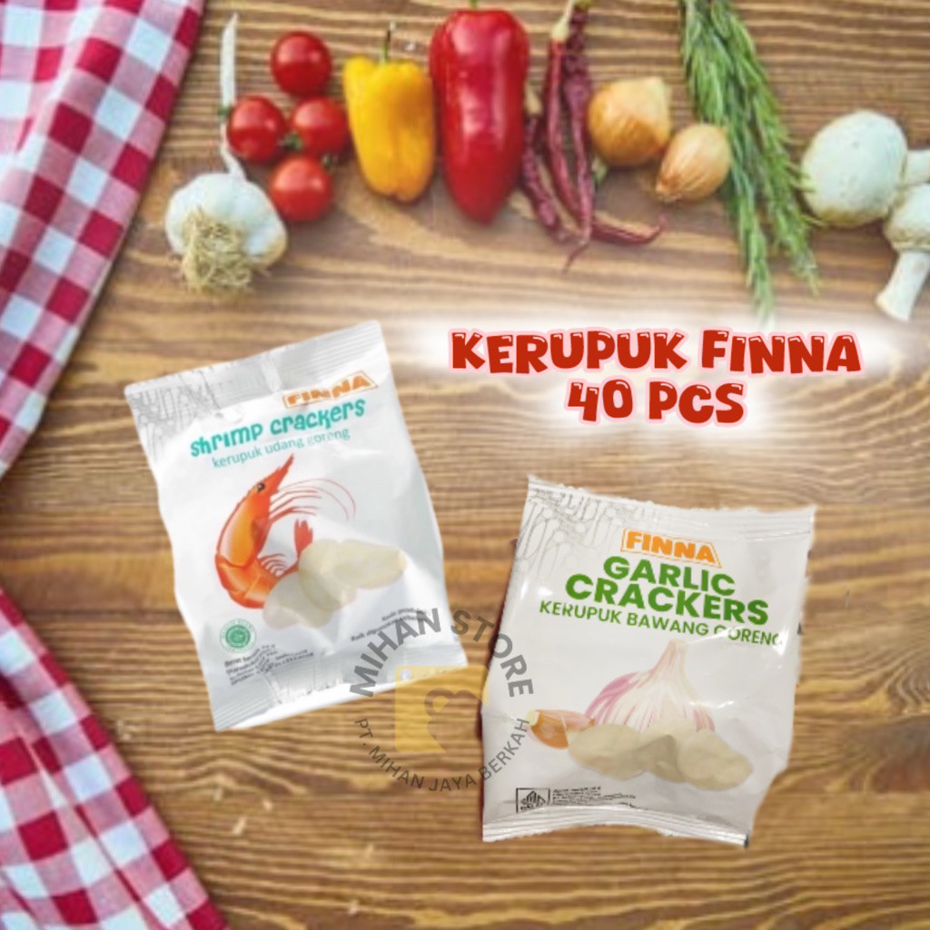 

Finna Kerupuk Udang & Bawang Matang 10 gr (Paket 40 Pcs)