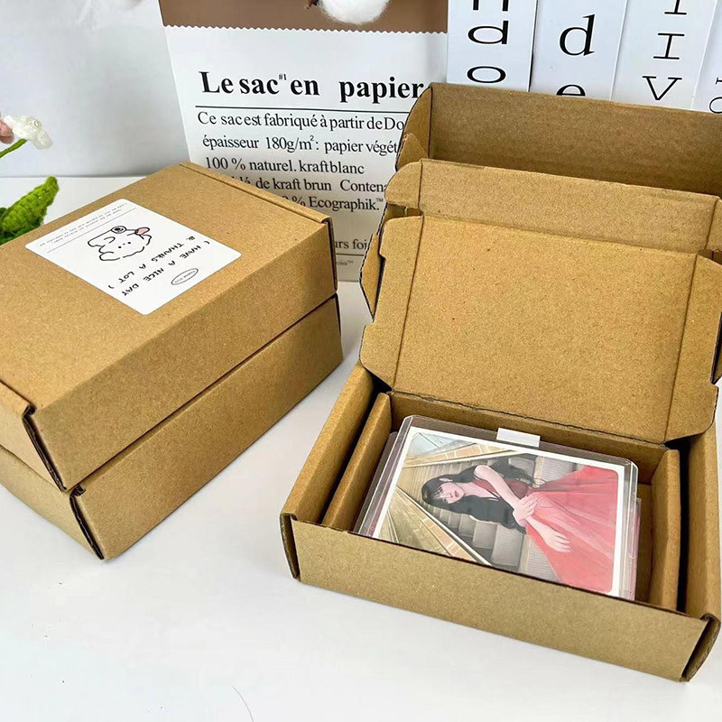 

Kraft Paper Gift Box Jewelry Gift Packaing Box Cardboard Gift Boxes Multiple Sizes Packaging Case for Wedding Birthday Gifts