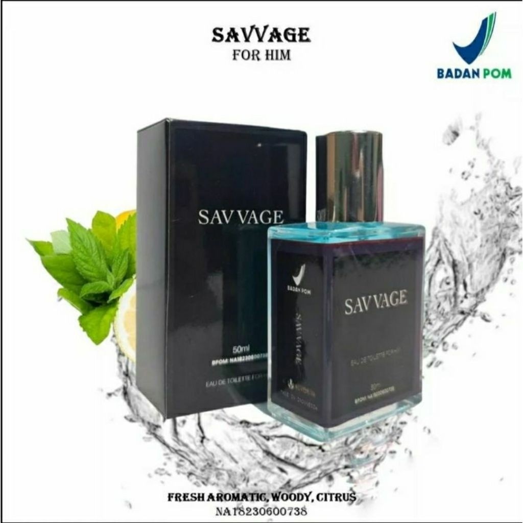 [BPOM] PARFUM SAVVAGE Woody 50ML / PARFUM PRIA WANGI TAHAN LAMA / PARFUM SAVVAGE BEST SELLER