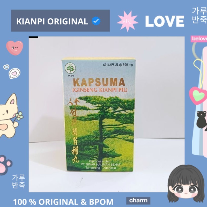 

PROMO MERDEKA !!! CN Kapsuma (Ginseng Kianpi Pil) 60 Kapsul #kianpioriginal #kianpipill 100% ORIGINAL & BPOM