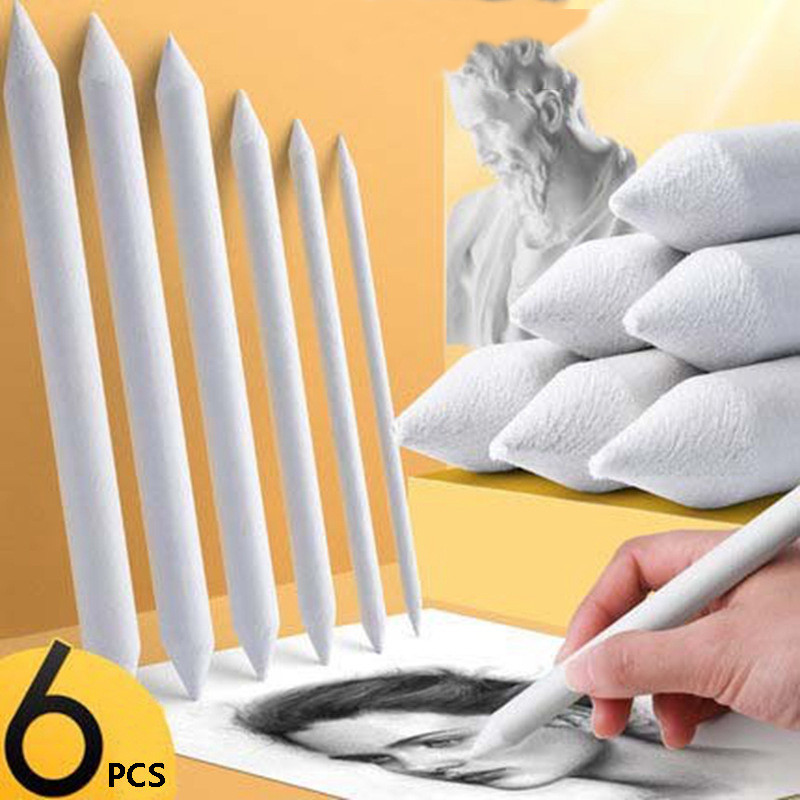 

PAPER STUMP SET / SET KUAS MELUKIS PAPER STUMP / KUAS BLENDING STUMP UNTUK MELUKIS ISI 6 PCS UKURAN BERBEDA