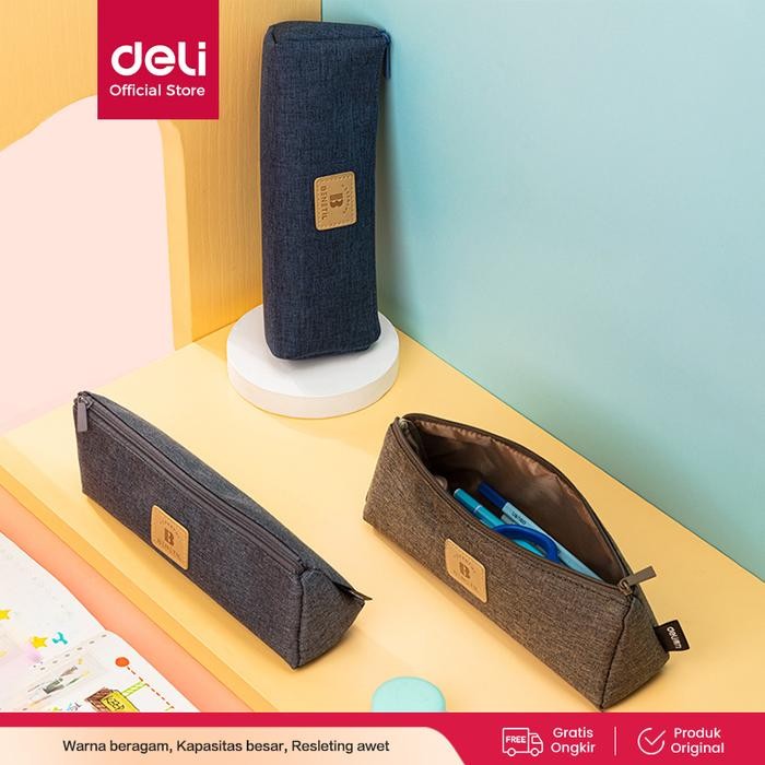 

Sale Deli Pencil Pouch / Tempat Pensil Penyimpanan Besar Kanvas Stationery - tipe 2 23x6x8mm Tbk