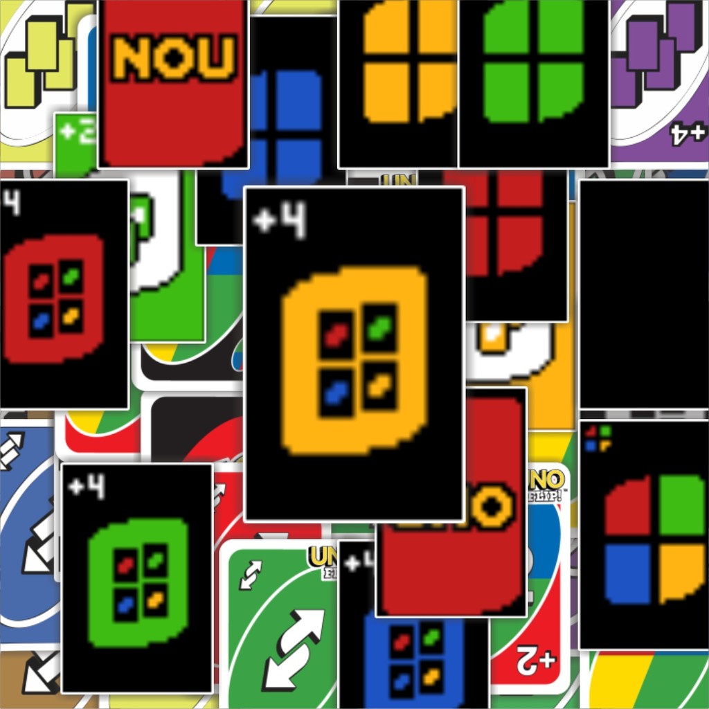 

100PCS Lucu Stiker Game Kartu UNO V8 Stiker Aesthetic Stiker Anti Air Stikers Berperekat Waterproof sticker decal buat Motor Helm Buku Journal Koper Casing HP Laptop Botol Minum Hadiah anak