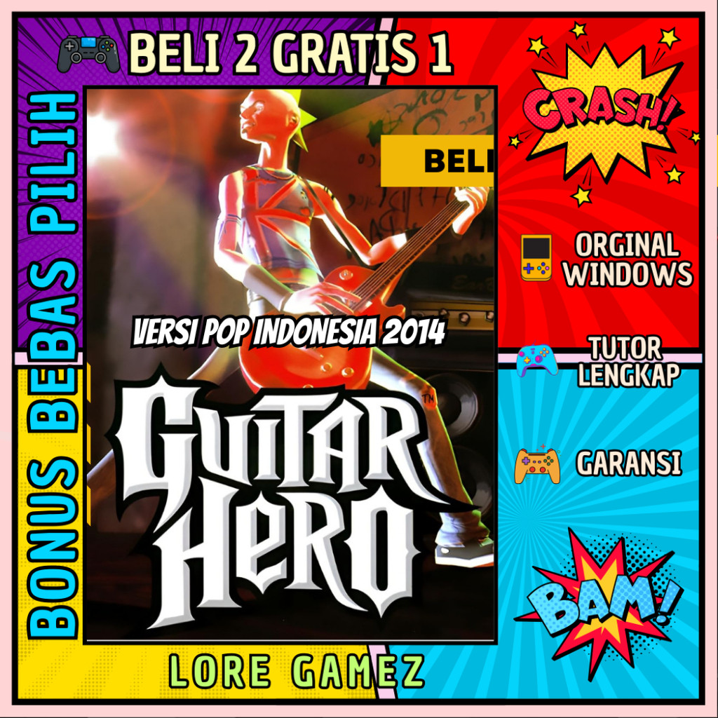 GUITAR HERO POP INDONESIA 2014 - GAME PC - GAME LAPTOP - PC GAMES
